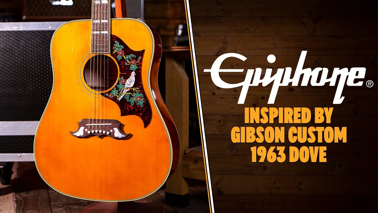 Epiphone Inspired by Gibson Custom 1963 Dove Reissue | Natural