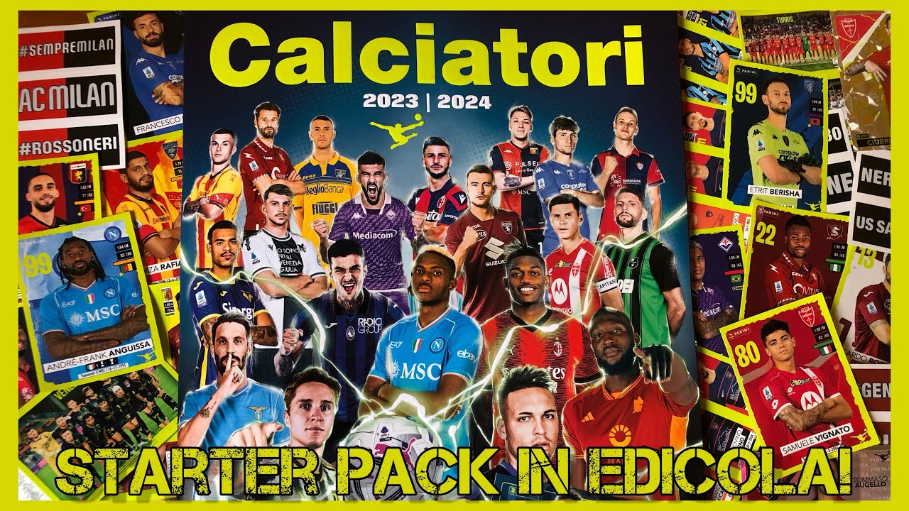 🇮🇹 CALCIATORI PANINI 2023-2024! STARTER PACK & TUTTE LE INFO! @Panini_Sport_Italia