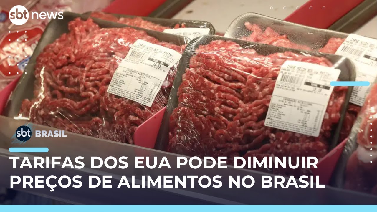Tarifaço dos EUA pode reduzir preço de alimentos no Brasil, apontam economistas | #SBTBrasil