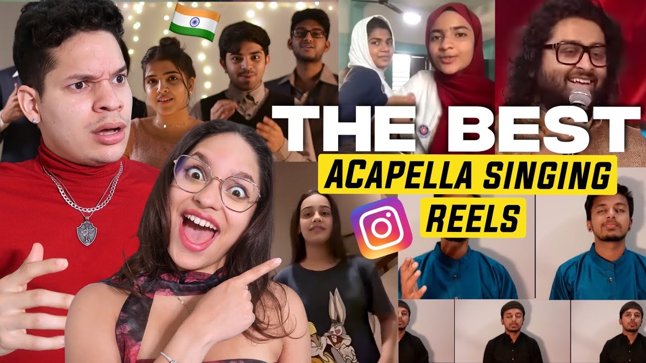 Latinos react to ACAPELLA HINDI SINGING REELS that went viral!