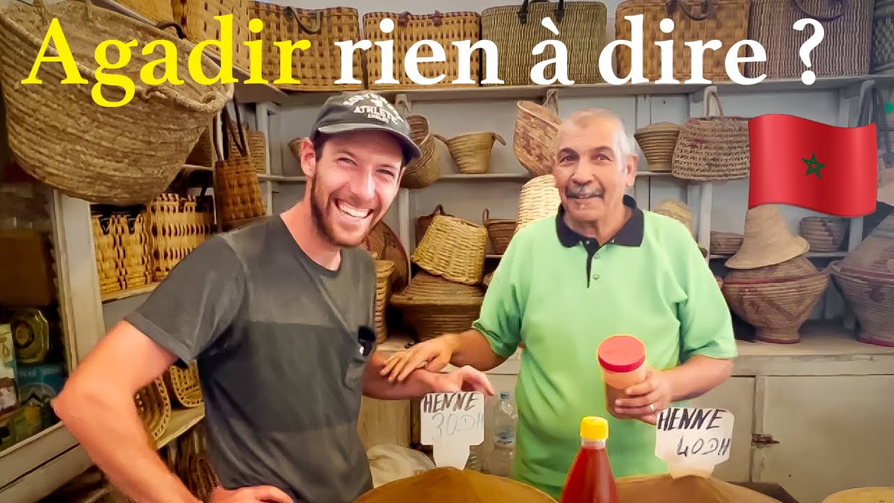 Visite de AGADIR, architecture moderniste au MAROC. Rencontres au marché - T. AFRIQUE ep. 9
