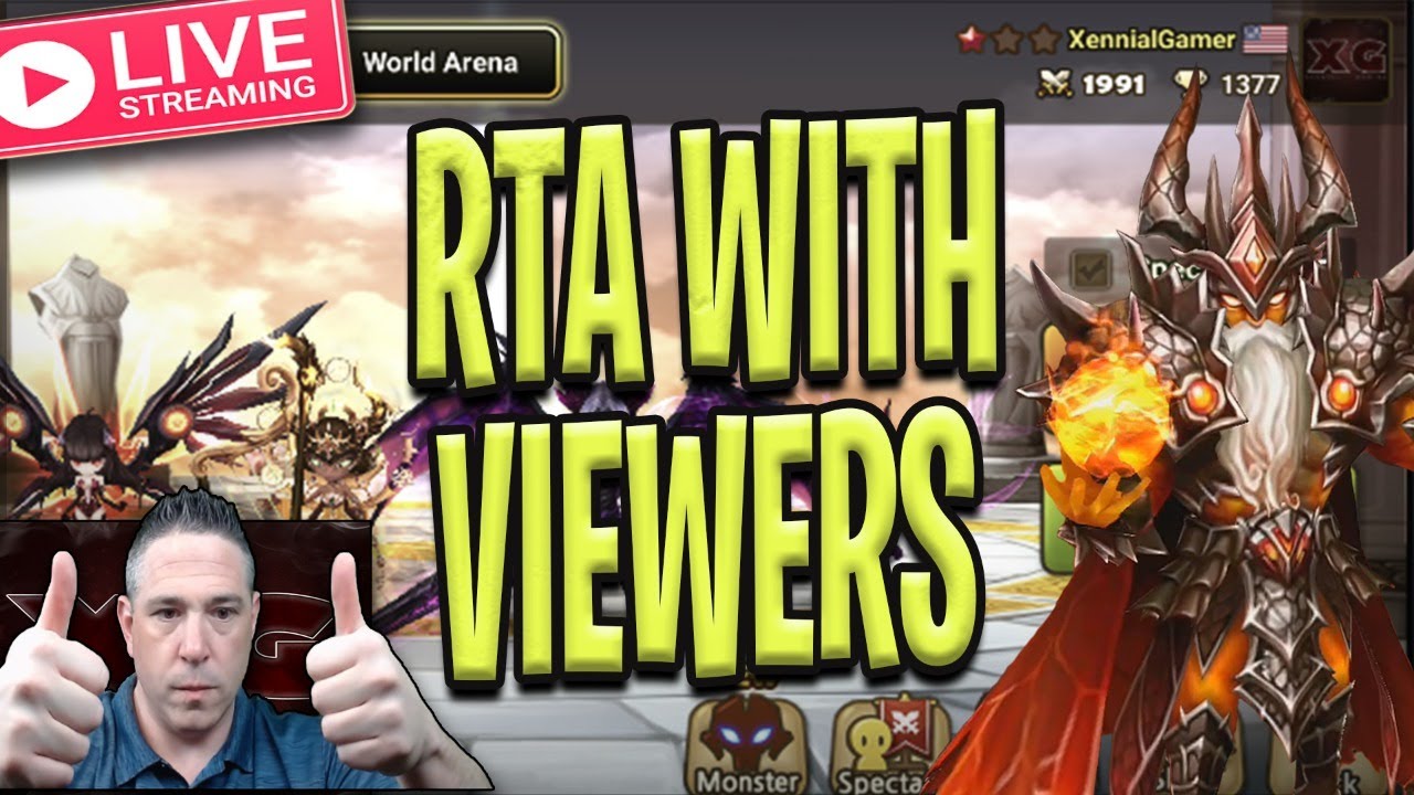 LIVE: XennialGamer does RTA with Viewers! : Summoners War