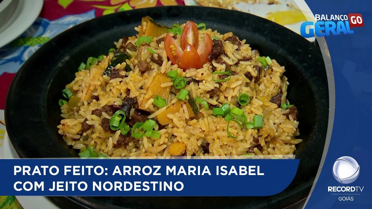 PRATO FEITO: ARROZ MARIA ISABEL COM JEITO NORDESTINO