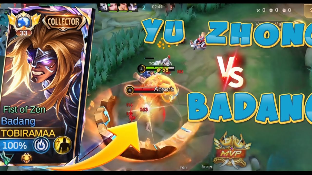 TOP GLOBAL BADANG VS IMMORTAL YU ZHONG!!?