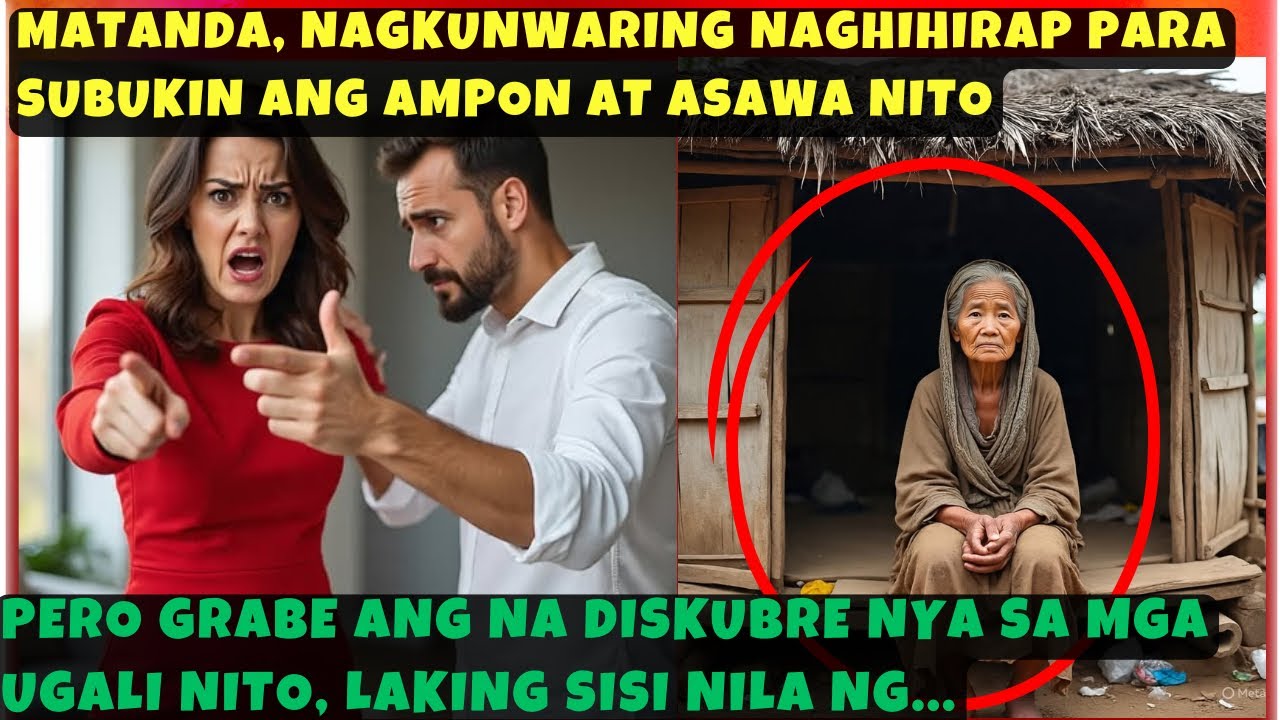 MATANDA, NAGPANGGAP NA NANLILIMOS PARA SUBUKIN ANG AMPON AT ASAWA, NKAKAAWA ANG GINAWA SKNYA