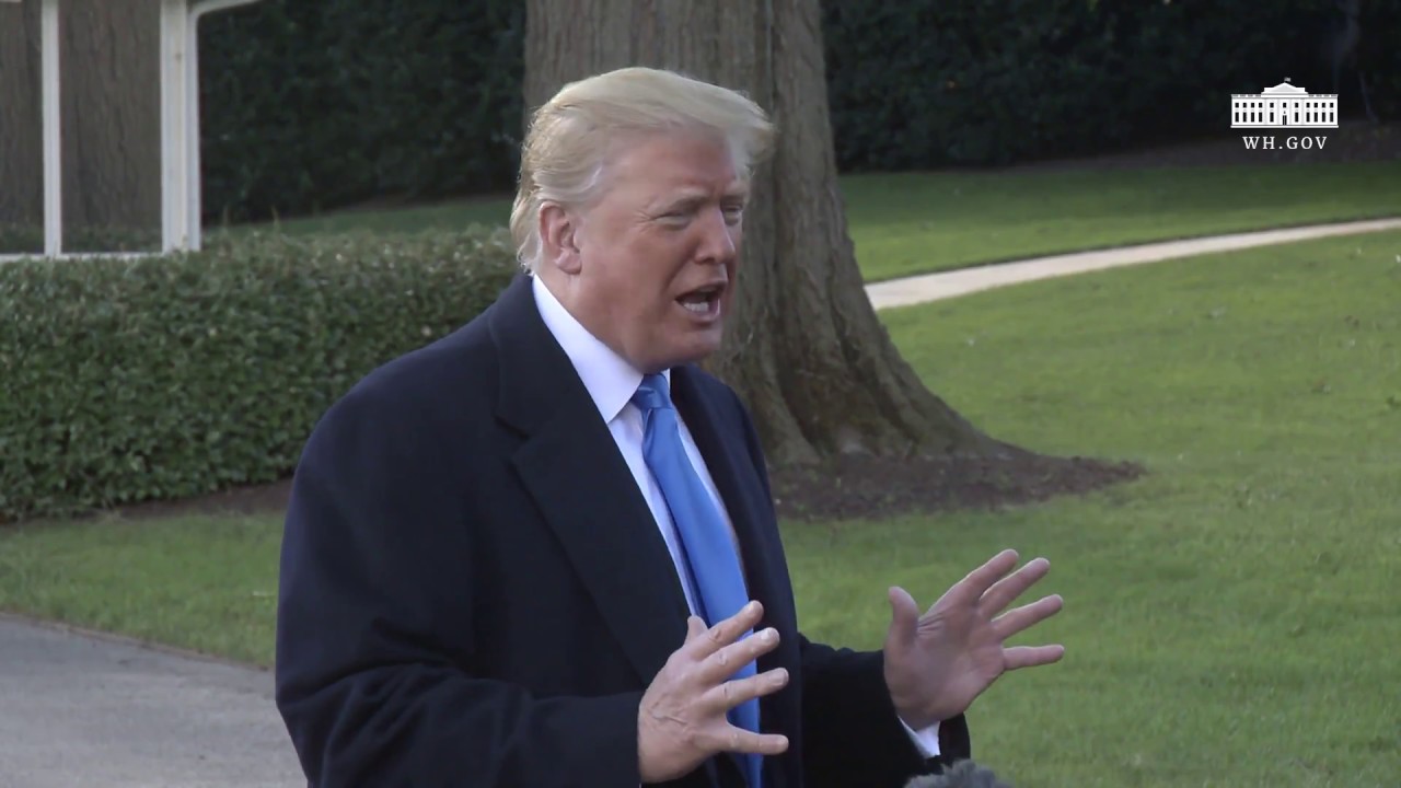 10/13/18: President Trump Delivers a Statement Upon Departure