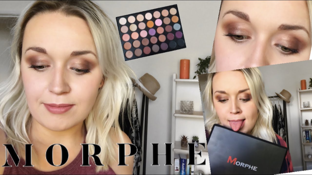 MORPHE 35W PALETTE EYESHADOW TURORIAL