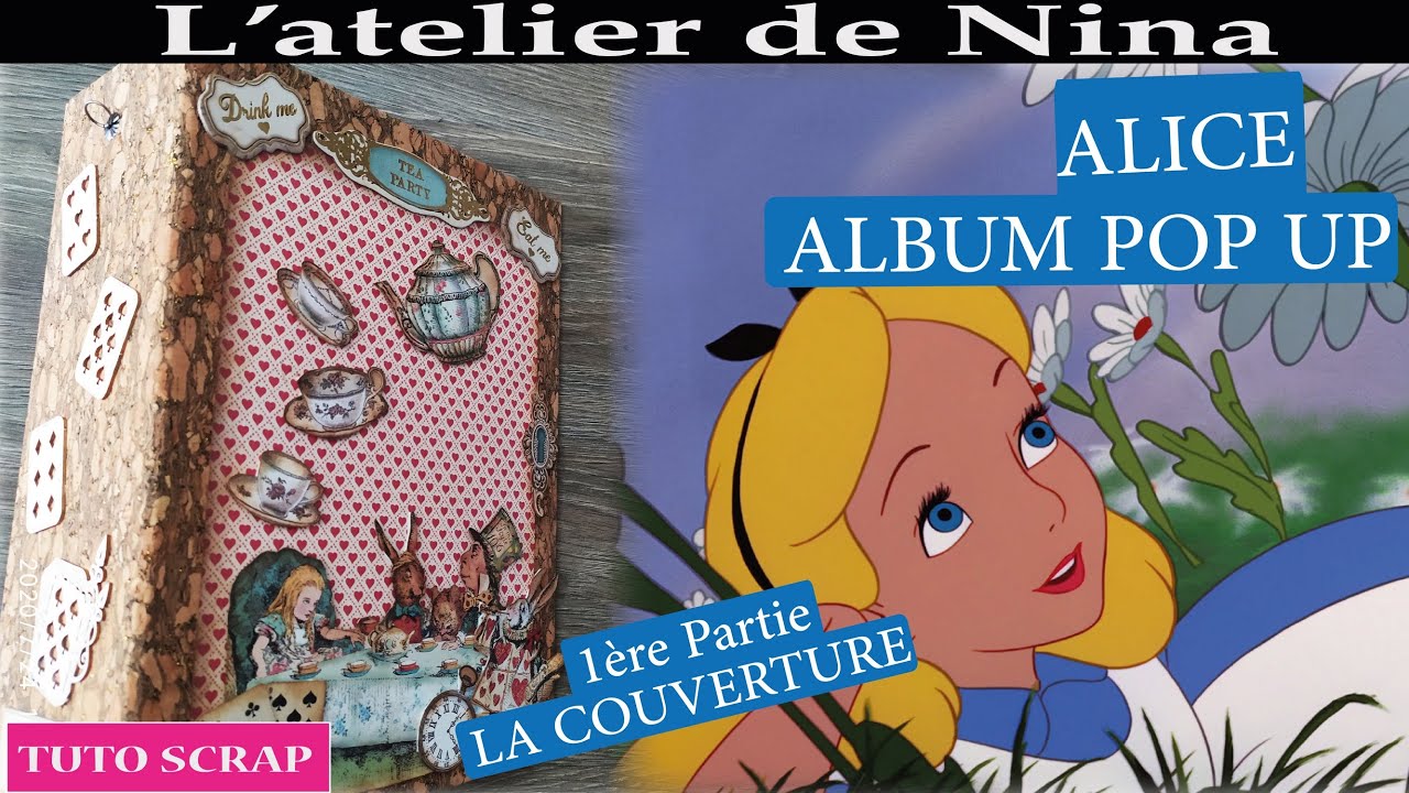 ALBUM POP UP ALICE NOUVELLE EDITION @STAMPERIA 1/6