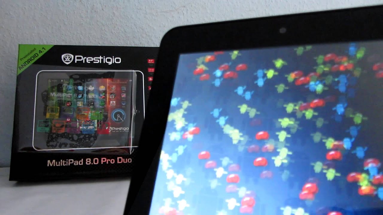 Prestigio MultiPad 8.0 Pro Duo benchmark video | Tech2.hu