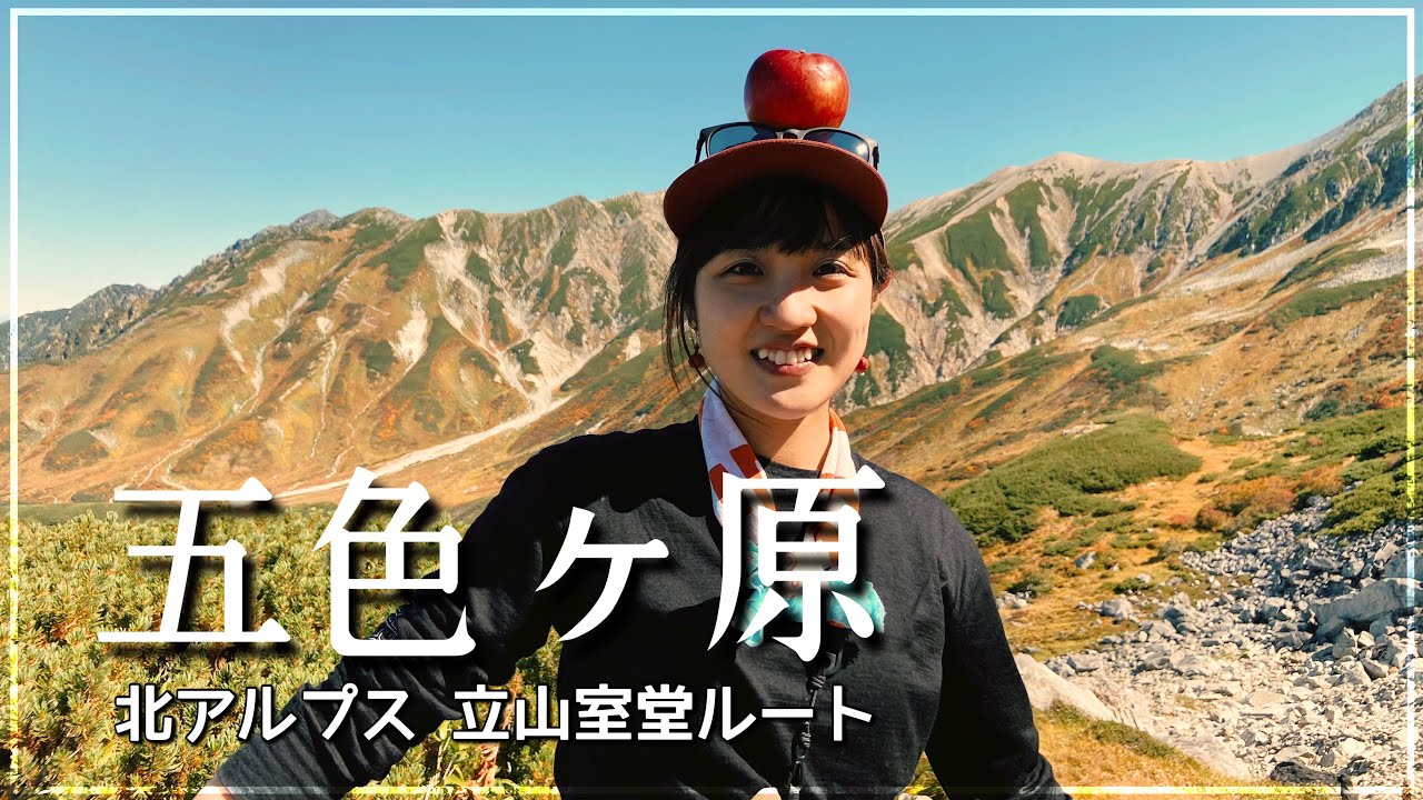 テント泊 紅葉【立山室堂から五色ヶ原へ】紅葉と北アルプスを一望！1泊2日で行ける天空の楽園。