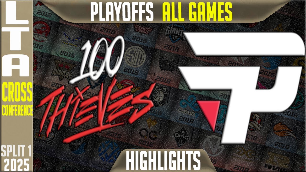 100T vs PAIN Highlights ALL GAMES | LTA Cross Conference Playoffs 2025 | 100 Thieves vs Pain Gaming