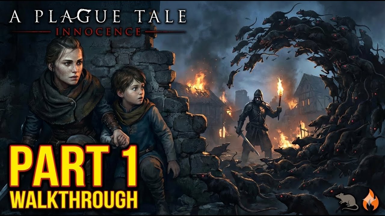 A Plague Tale: Innocence – Part 1 | Full Gameplay Walkthrough 🐀🔥