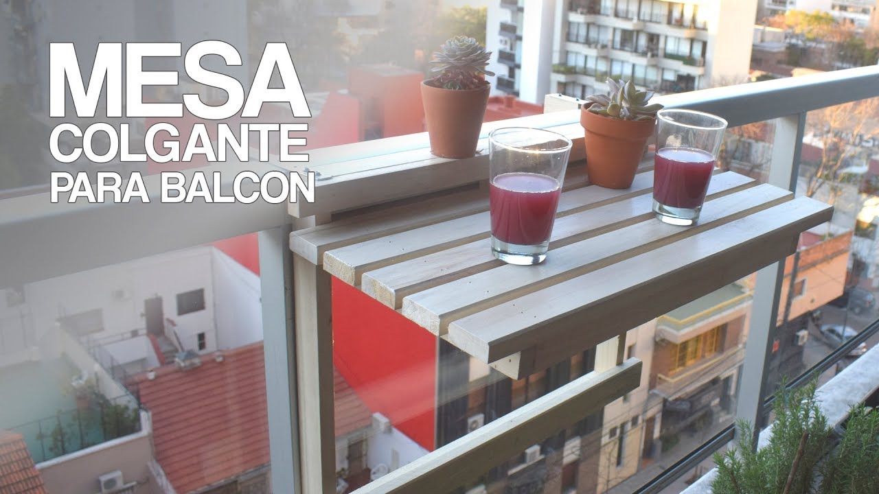 MESA PLEGABLE PARA BALCON - PROYECTO MUEBLE