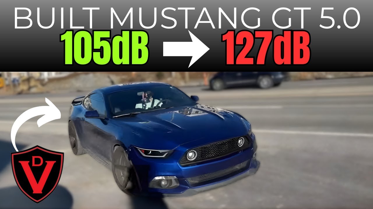 Ford Mustang GT 5.0L V8 2016 года с выпускным коллектором и системой Valvetronic!