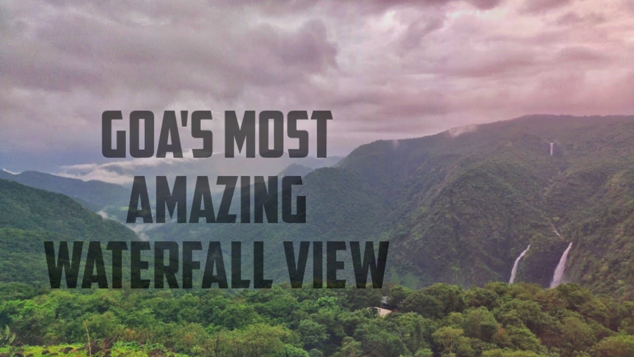 Goa's Most Amazing Waterfall view#hill #waterfalls #goa #wildernest #chorlaghat #india #wild