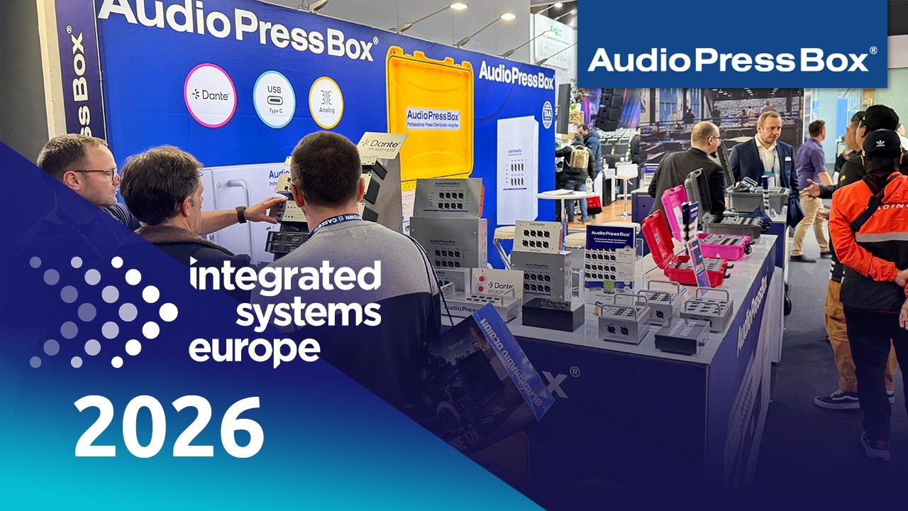 AudioPressBox at ISE 2026 in Barcelona