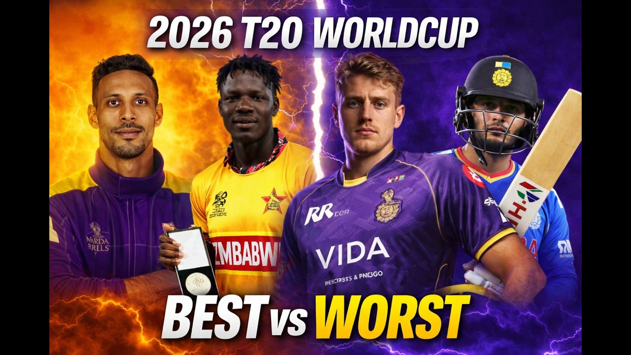 BEST AND WORST PERFORMER FROM EACH COUNTRY IN THE 2026 T20 WORLD CUP
