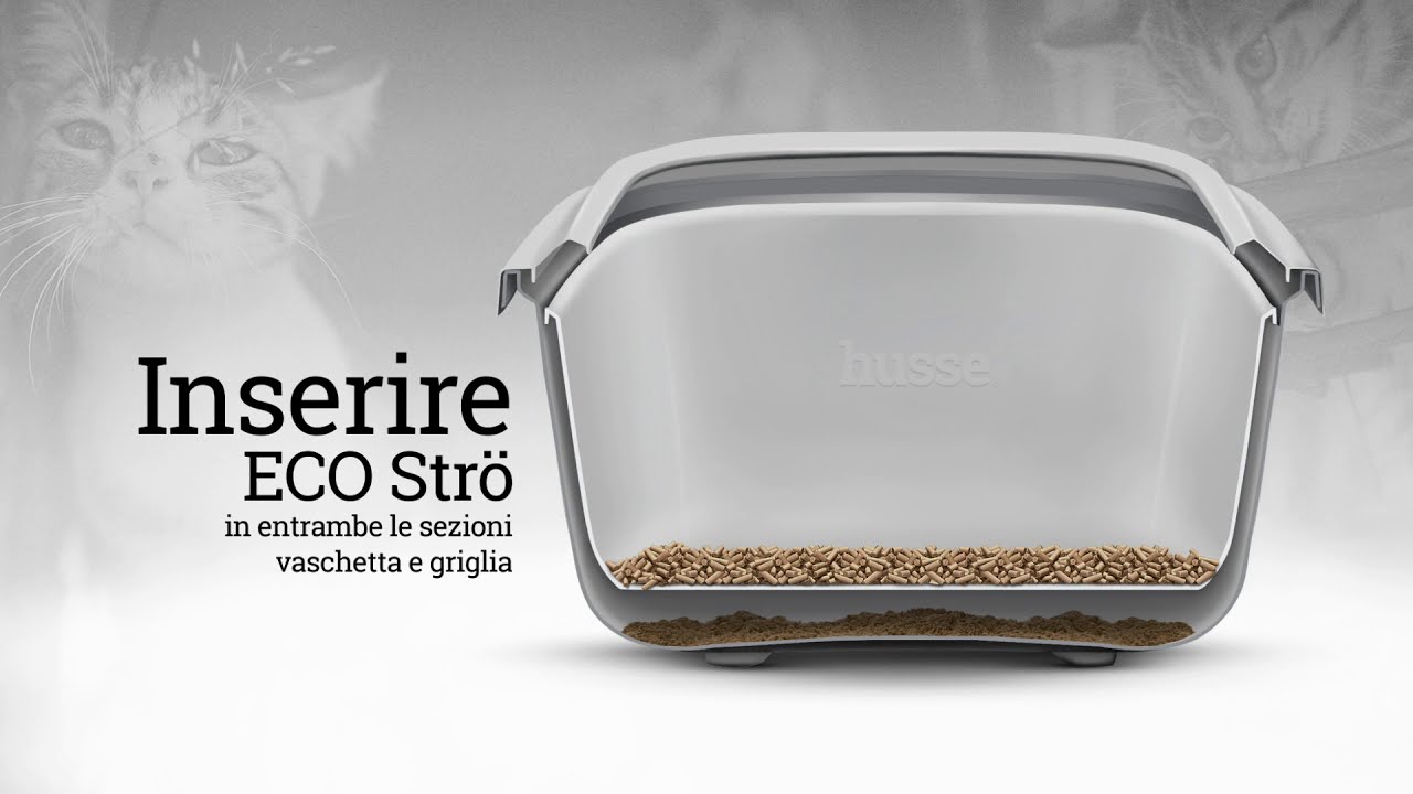 Lettiera per gatti Eco Strö - TRAY SYSTEM HUSSE