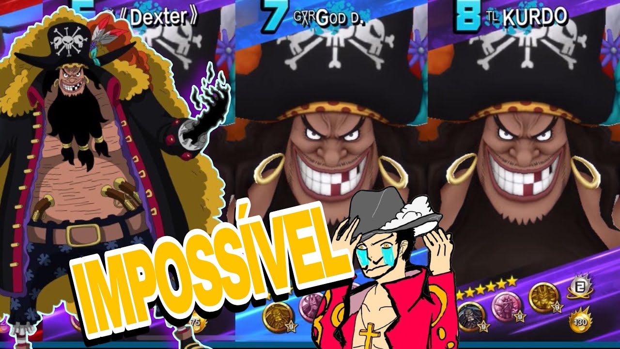 🚨O BARBA NEGRA E UM MONSTRO! O MELHOR/ONE PIECE BOUNTY RUSH