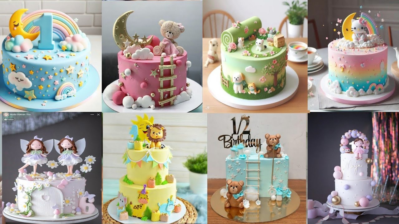 Simple Cake design for babies | Birthday cake Images |40+ First Birthday Cake Ideas | Birthday Cake🎂
