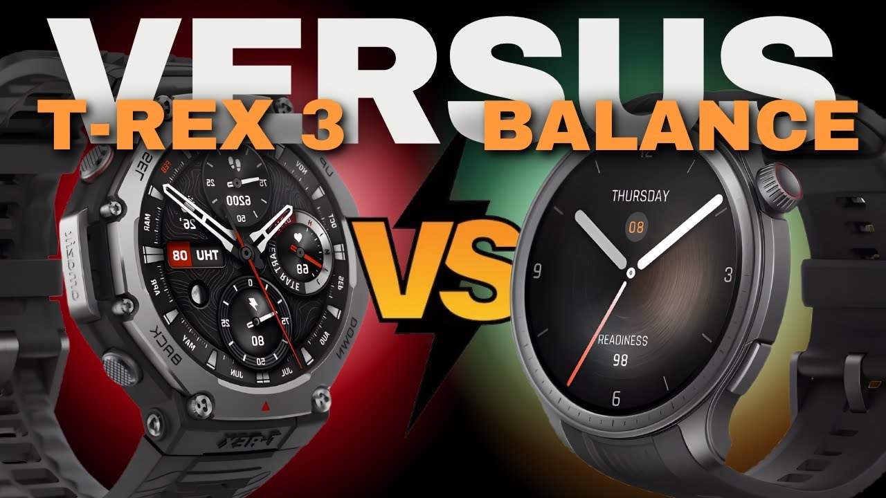 Amazfit T-Rex 3 Vs Amazfit Balance - SUPER COMPARATIVO | Qual é o Melhor?