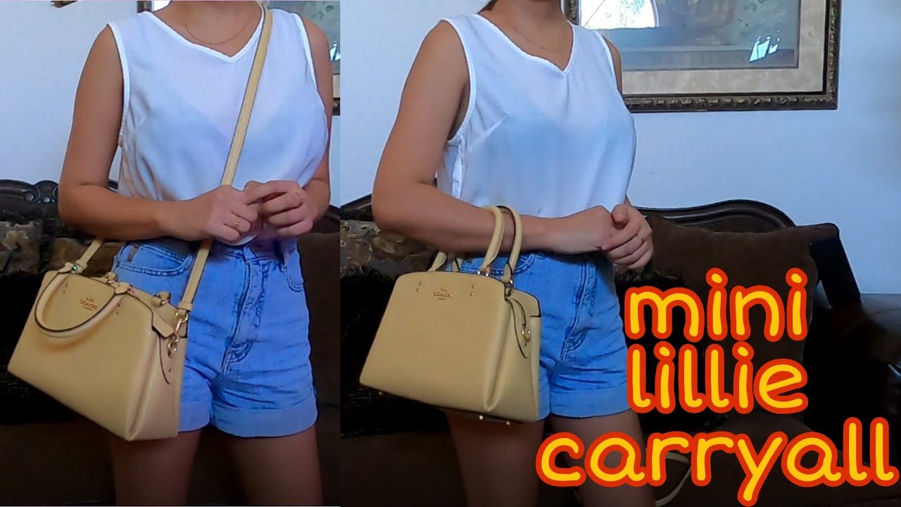 Unboxing my first Coach bag | Mini Lillie Carryall 2021