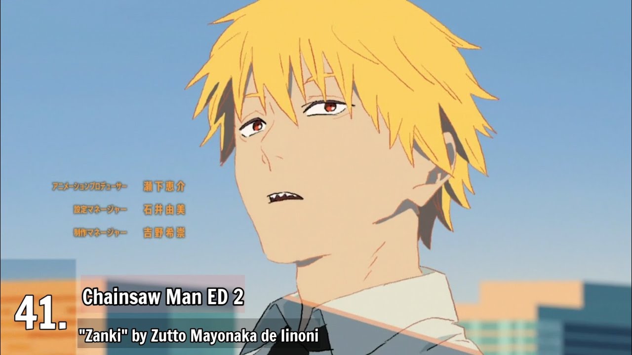 My Top 100 Anime Endings of 2022