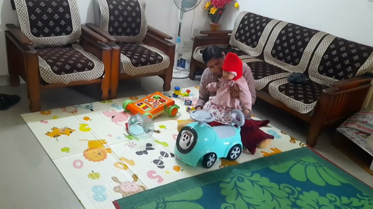 Main apni beti ke sath Khel rahi hun