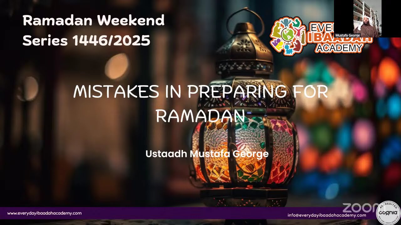 Mistakes in Preparing for Ramadan | Ramadan Series 1446/2025