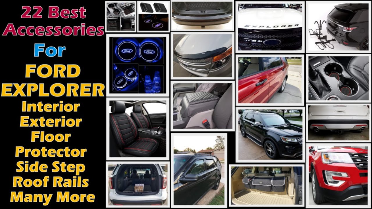 22 Best Accessories | Mods | For Ford Explorer Interior Exterior Floor Protector Side Step RoofRails