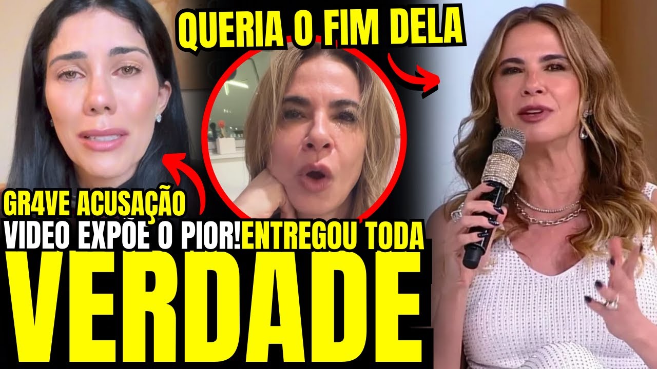 DANIELA ALBUQUERQUE REVELA A VERDADE SOBRE DEMISS&Atilde;O DE LUCIANA GIMENEZ NA REDE TV!