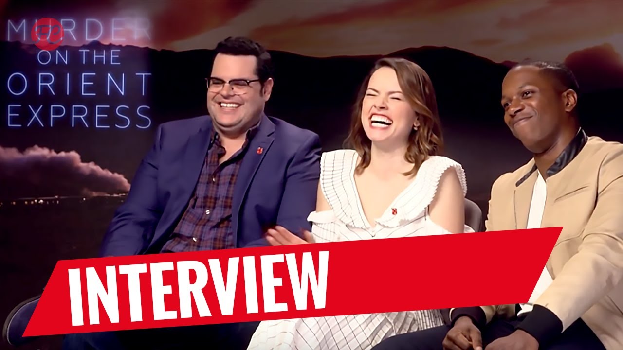 Josh Gad, Daisy Ridley & Leslie Odom Jr. Interview | MORD IM ORIENT-EXPRESS