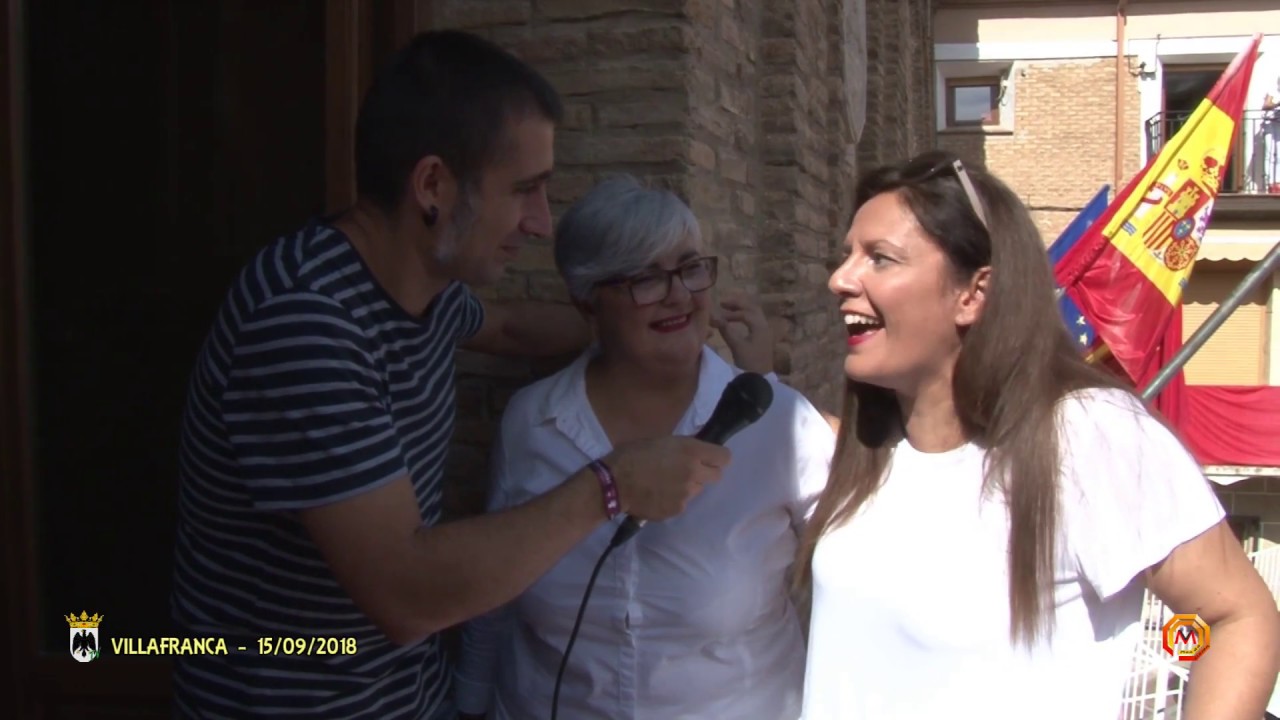 Tv Villafranca - 15/09/2018 - Fiestas - Entrevista, lanzamiento del cohete y ronda