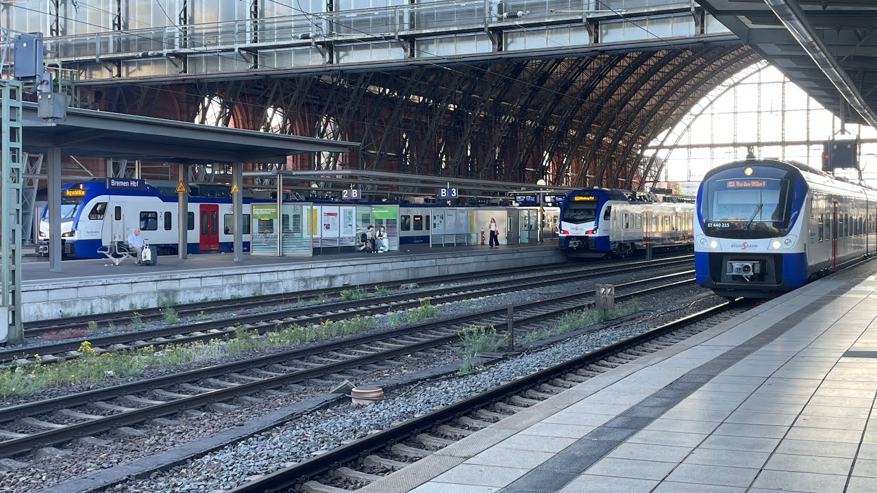 Tåg på Bremen Hbf | Züge am Bremer Hbf | Trains at Bremen Hbf