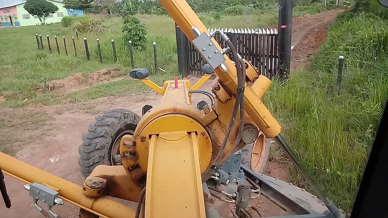 como colocar a lâmina em posição de rampa  na patrol xcmg 1803br operador walber pojo