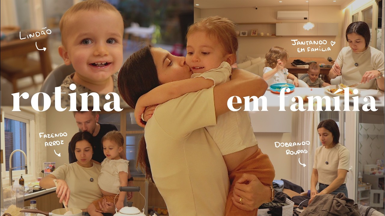 Fazendo jantar com a ajudante Sarah + dobra roupa e fala: educar não é fácil
