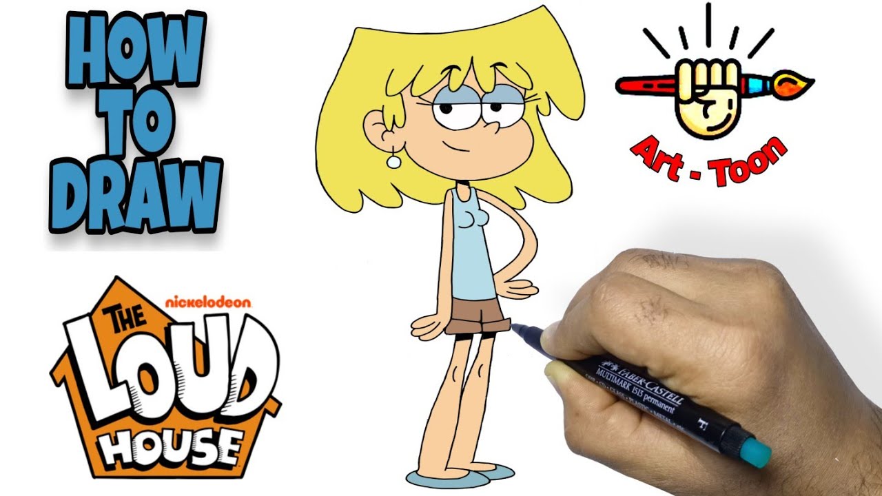 How to draw Lori Loud The Loud House step by step easy