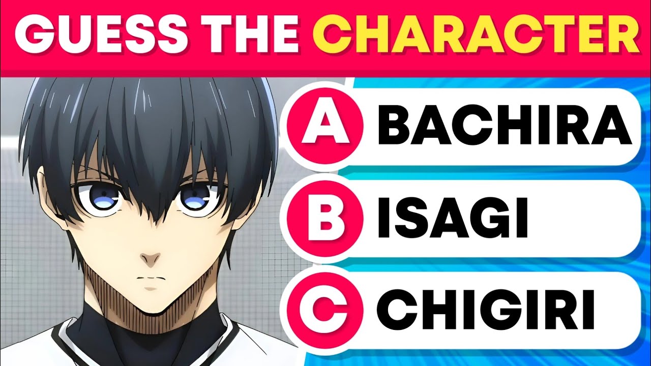 TRY TO GUESS THE BLUE LOCK CHARACTERS ⚽ ANIME EASY QUIZ 💥