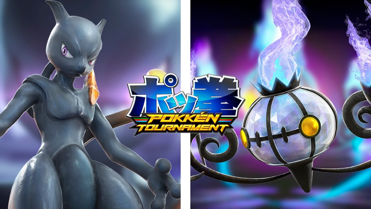 Shadow Mewtwo Vs. Chandelure Gameplay - Pokken Tournament Wii U