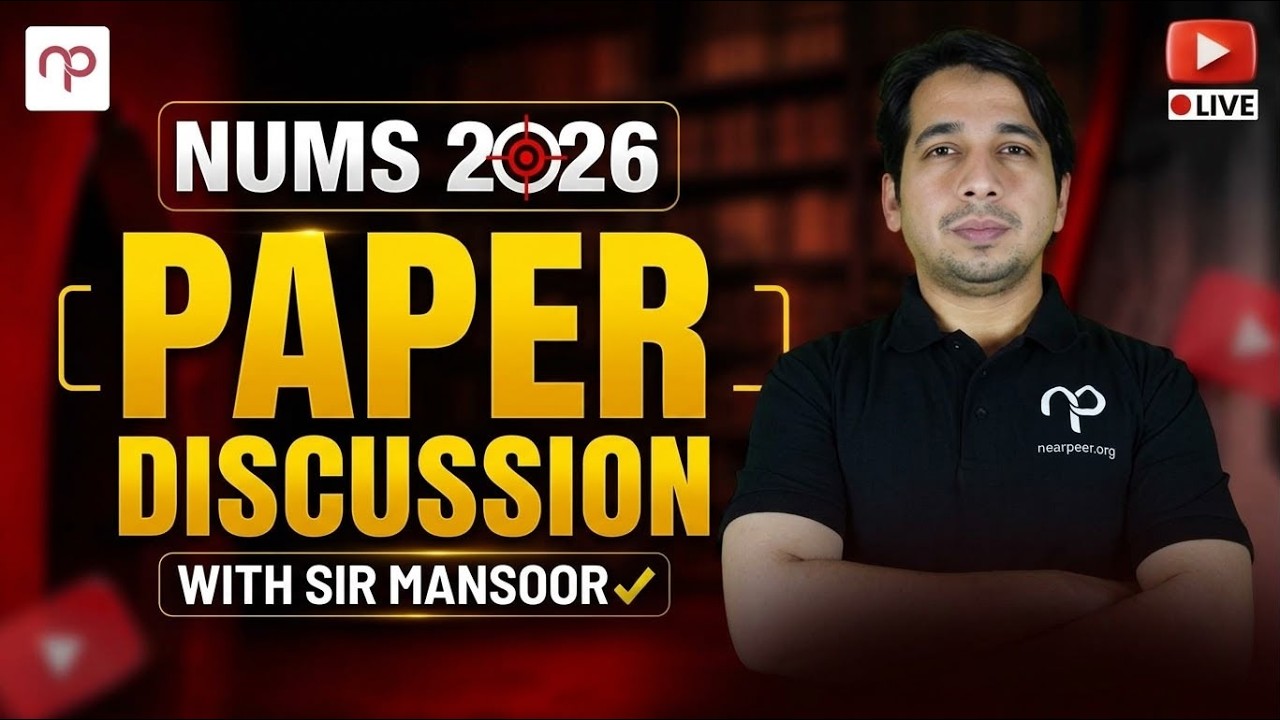 NUMS 2026 Physics Complete Paper Discussion | Answer Key | With Sir Mansoor