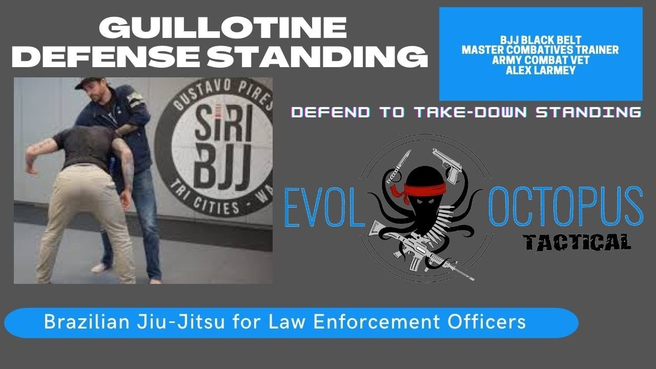 Defensive Tactics Technique: Guillotine Choke escape Standing