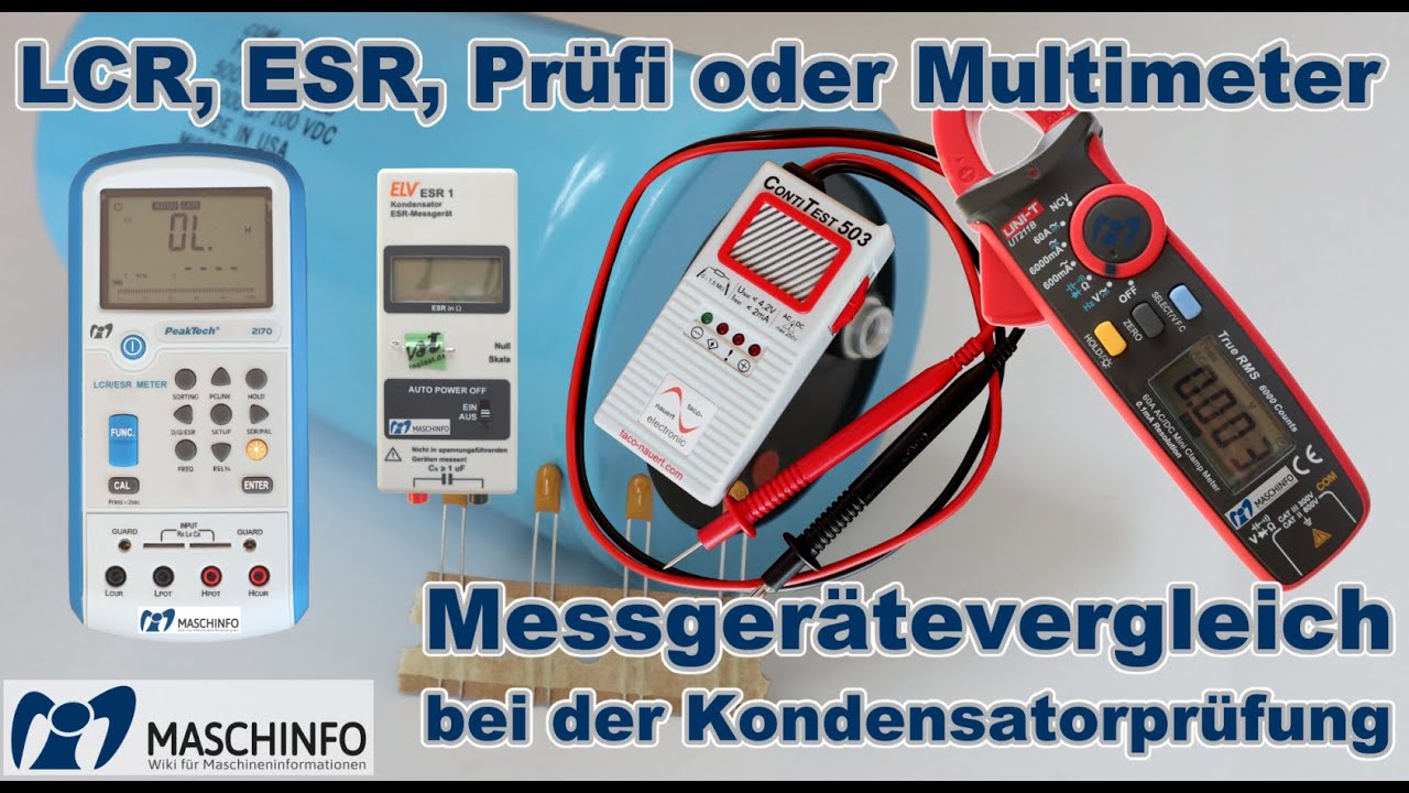 LCR, ESR, Pr&uuml;fi oder Multimeter f&uuml;r die Kondensatorpr&uuml;fung?