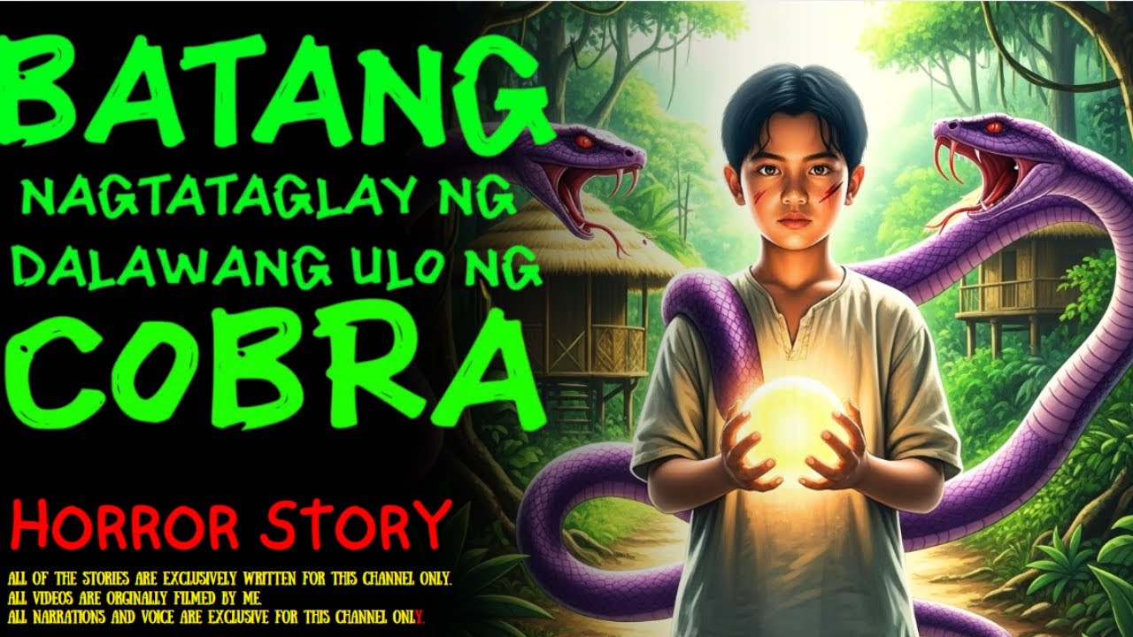 BATANG NAGTATAGLAY NG DALAWANG ULO NG COBRA | Kwentong Aswang | True Story