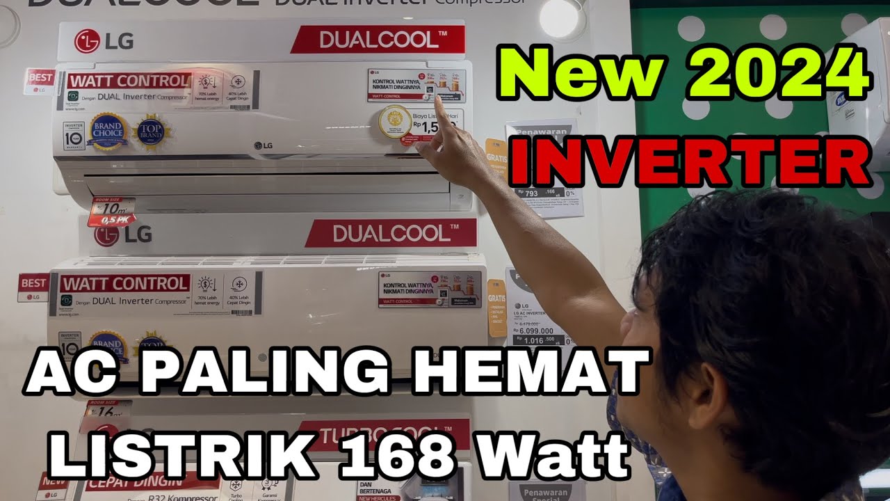 AC LG INVERTER DUAL COLL T05EV5 PALING HEMAT NEW 2024