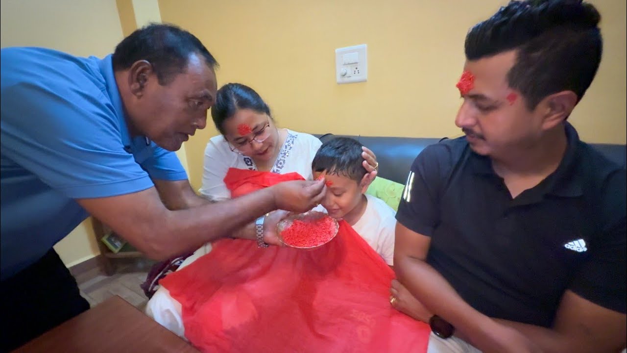 | Last day of Tika..Sali aaipugyo Maiti ghar + Bhen ra Sali ko nok jhok😁 | @basantvlogs |