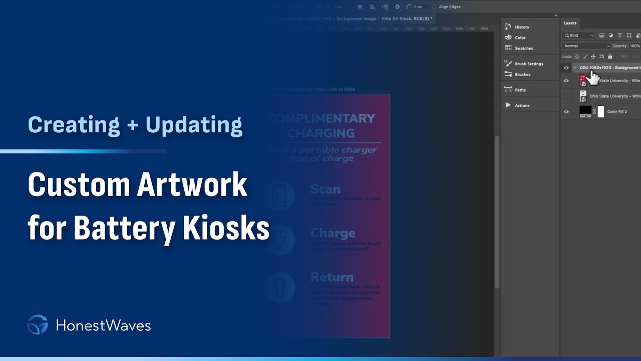 How to Set Up and Upload Artwork for Your Battery Kiosk