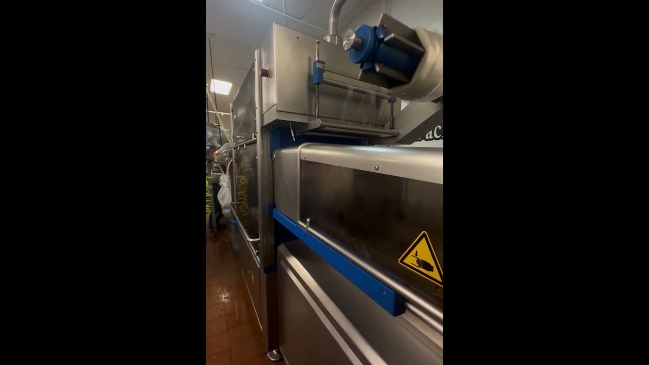 E331958 - Sealpac A6 Single Lane Stainless Steel Automatic Tray Sealer