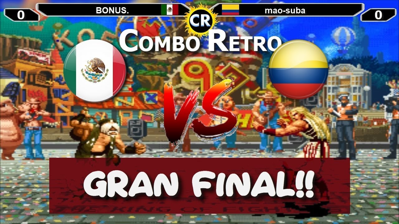 KOF 97 Gran final de copa BONUS. (Mex) vs mao-suba (Col)
