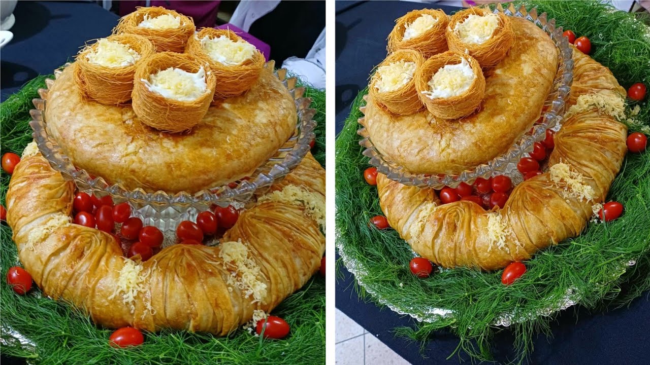 📍📍بسطيلة بحشوة جديدة بسطيلة هماوية بالشوارما😋😋  