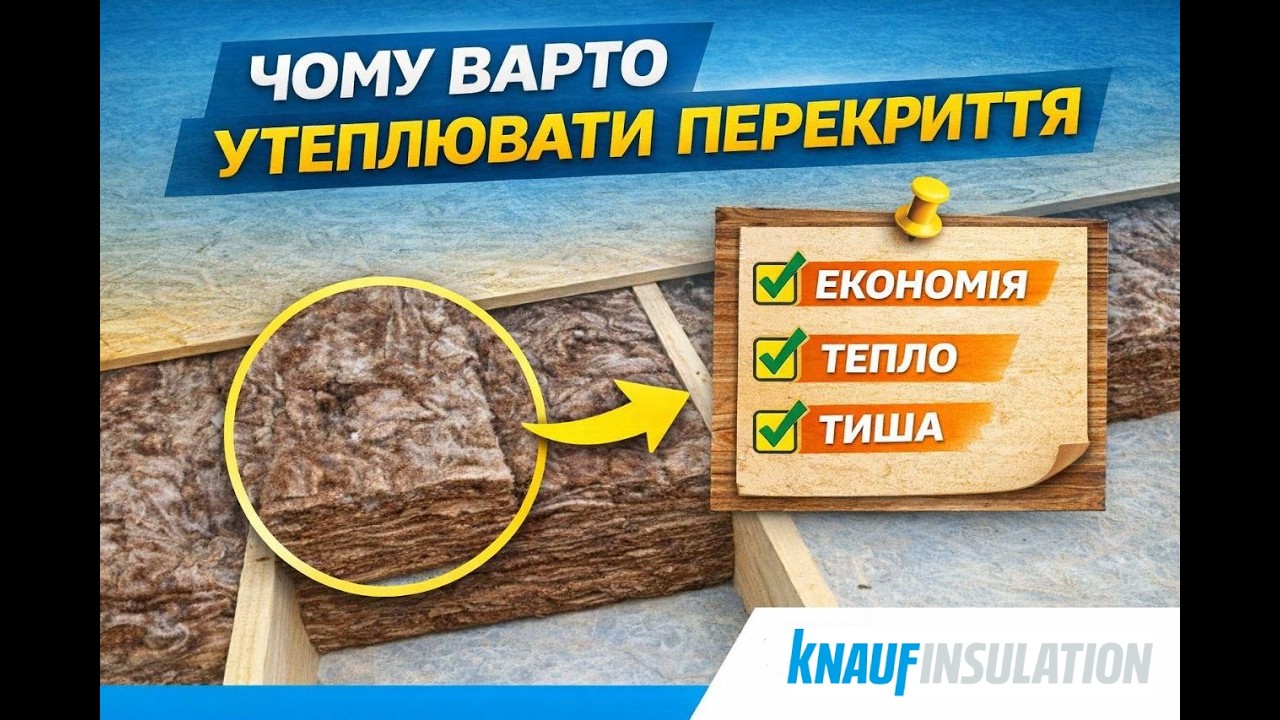 🤔🏠 ЯК ПРАВИЛЬНО МОНТУВАТИ УТЕПЛЮВАЧ У КОНСТРУКЦІЯХ ПІДЛОГ ТА ПЕРЕКРИТТІВ